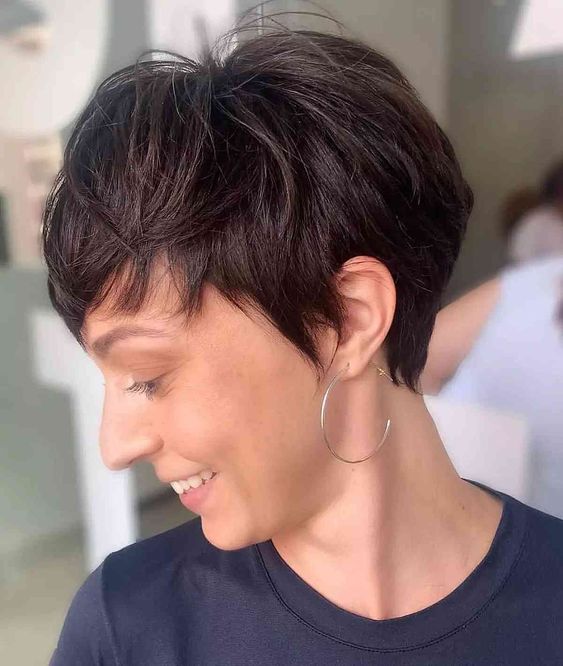 Low Maintenance Pixie Cuts for Thick Hair 