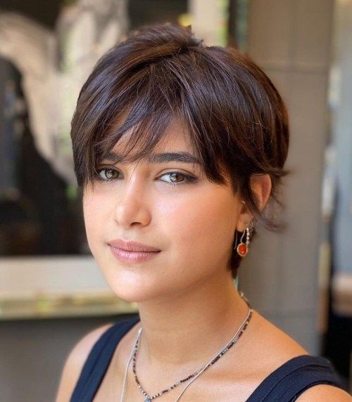 Pixie Cuts for Thick Hair and Round Face 